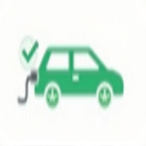 Ikona elektromobilu se symbolem zástrčky.